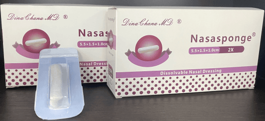 Nasasponge® Dissolvable Nasal Dressing (FDA Registered)